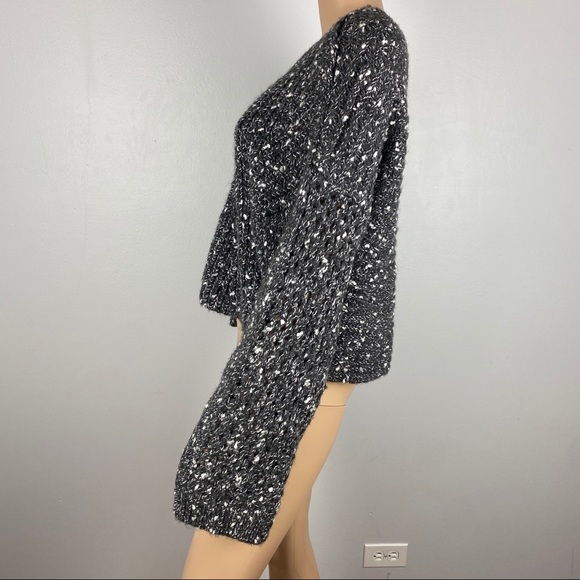 NEW TOPSHOP GREY CROPPED SWEATER - Picture 5 of 9